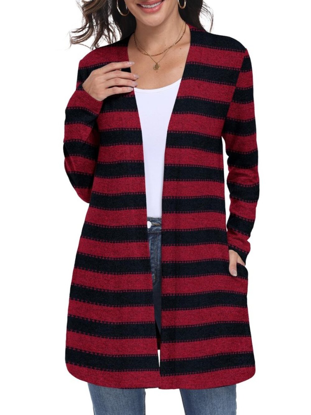 Cardigan Sweaters for Women Long Sleeve Lightweight Open Front Knit Cardigans